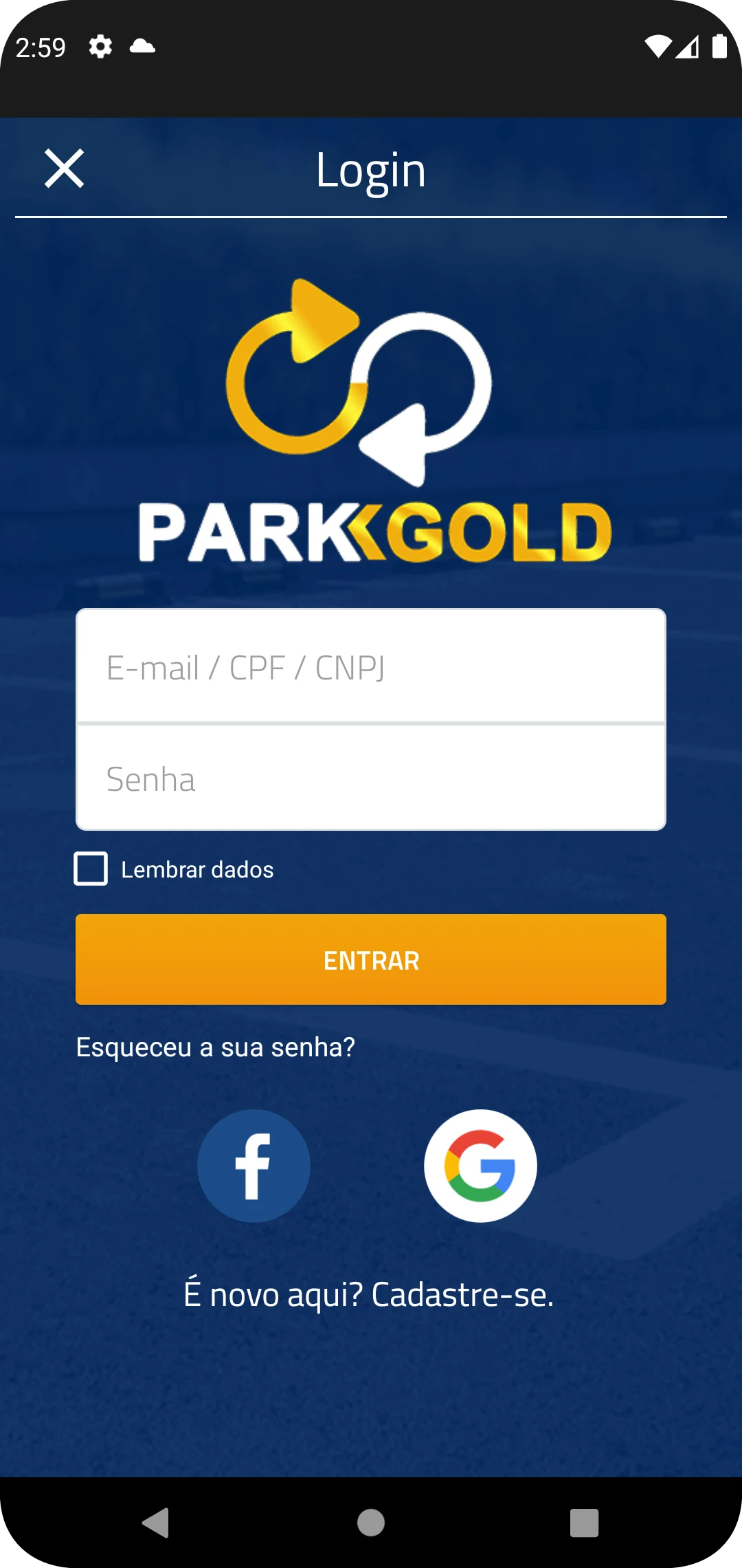Parkgold Pay screenshot
